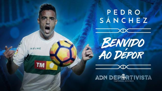 Pedro Sánchez, nuevo jugador del Deportivo.