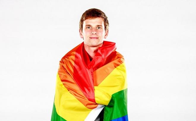 Collin Martin, jugador de Minnesota United, en el momento de reconocer su homosexualidad.