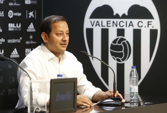 Anil Murthy, presidente del Valencia CF (Foto: David González)