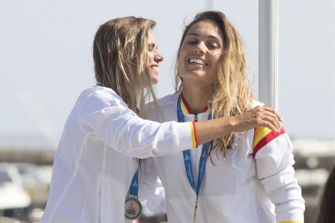 Marina Alabau y Blanco Manchón, plata y oro, respectivamente, en los Juegos Mediterráneos.