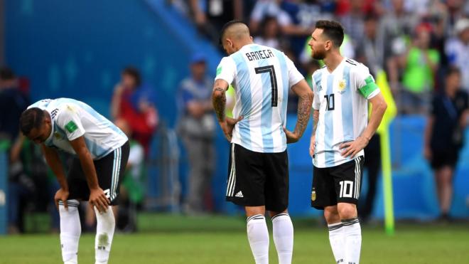 Francia consigue derrotar y eliminar a Argentina en los octavos de final del Mundial de Rusia 2018.