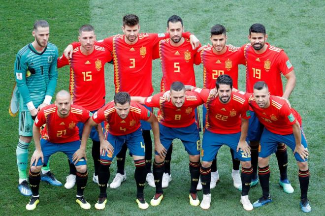 El once de España para el partido ante Rusia.