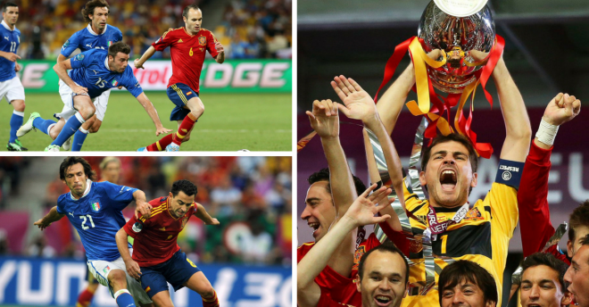 Imágenes de la final de la Eurocopa 2012.