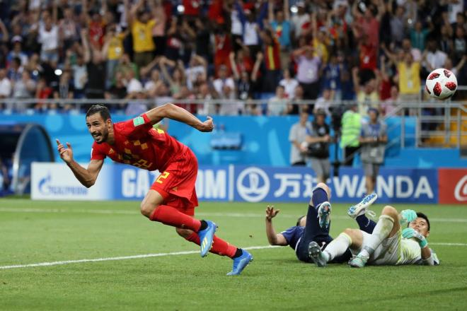 Bélgica 'explotó' con el gol de Chadli.