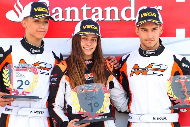 Marta García, podio en la Fórmula de Campeones.