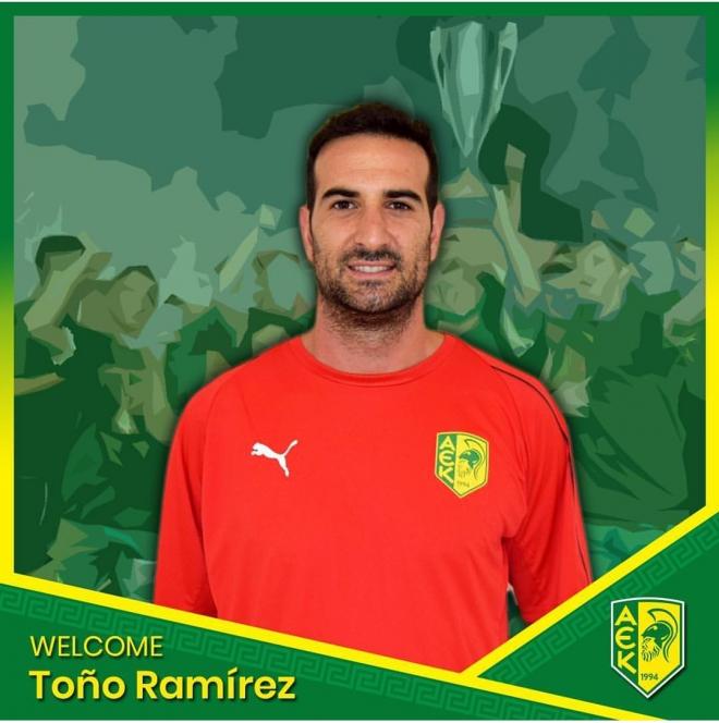 Toño Ramírez, nuevo jugar del AEK Larnaca.