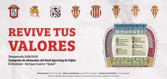 Campaña de abonados del Real Sporting.