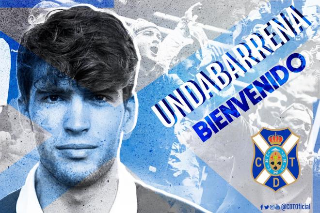 El Tenerife da la bienvenida a Iker Undabarrena (Foto: @CDTOficial).