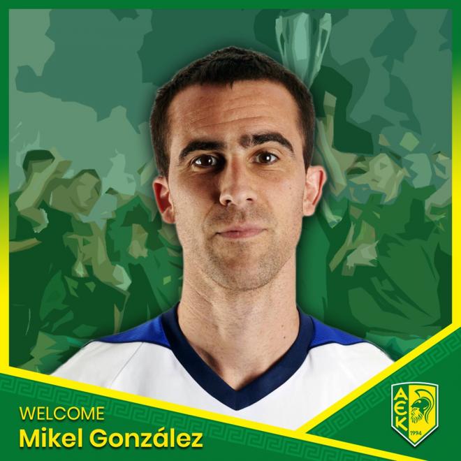 El AEK hace oficial el fichaje de Mikel González