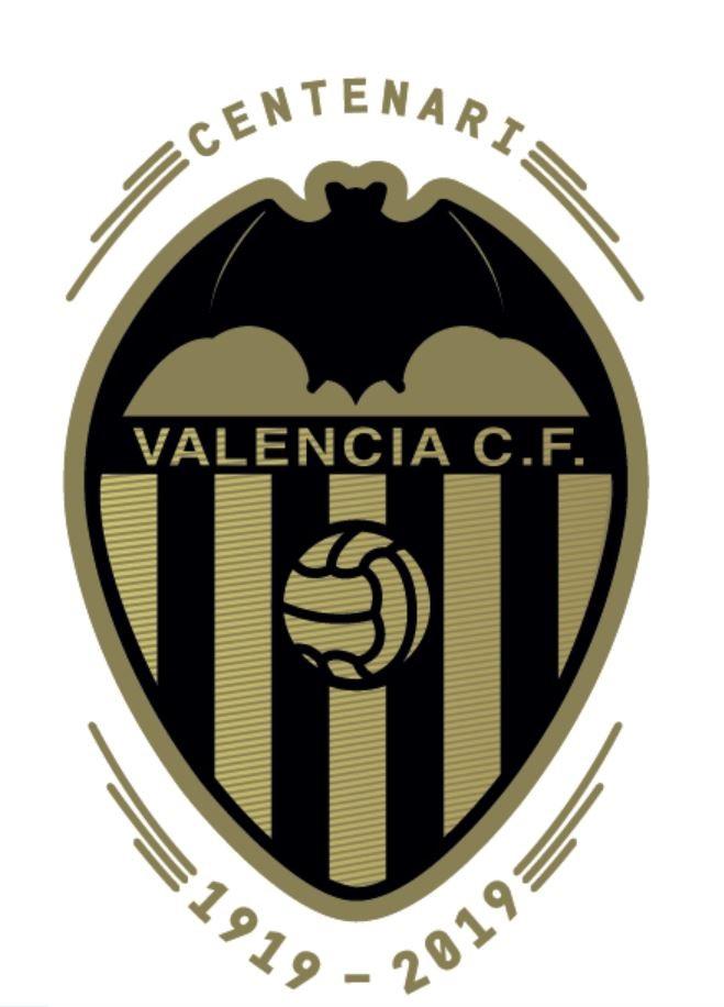 Escudo del centenario registrado por el Valencia CF en enero.