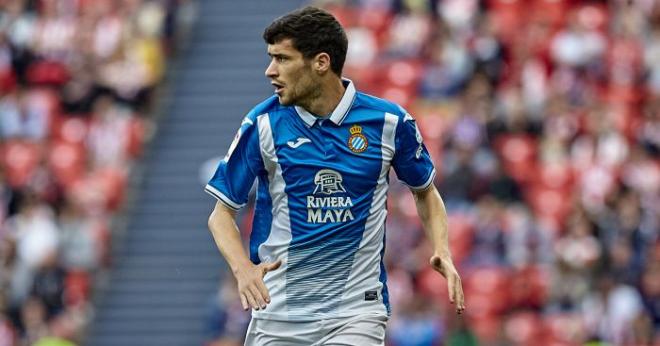 Aarón Martín, en un partido con el Espanyol.