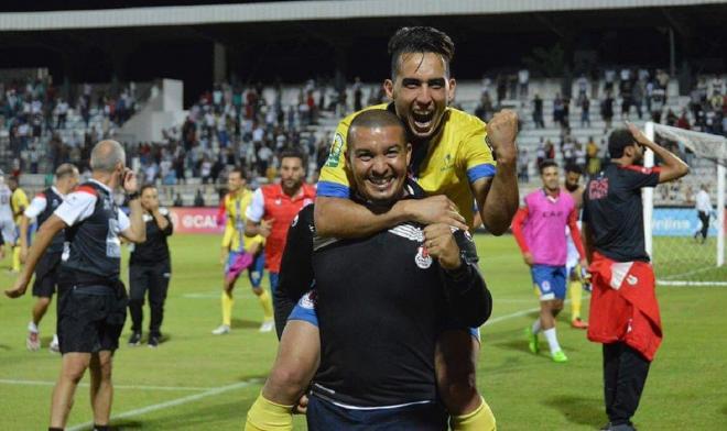 Boulahroud con Nabil Baha en el FUS Rabat.