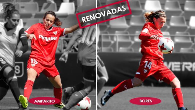 Amparito y Bores renuevan con el Sevilla.
