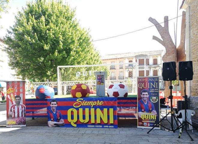 Homenaje a Quini en Boñar.