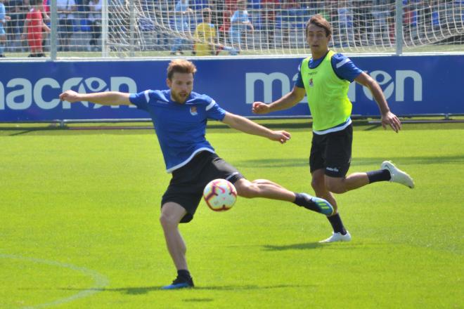 Illarramendi durante un entrenemiento. (Foto: Giovanni Batista)