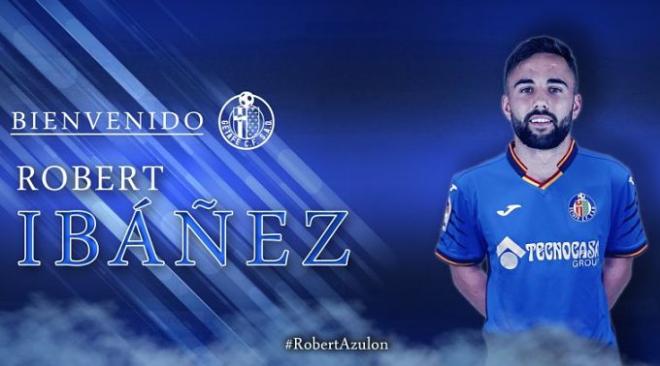 El Getafe ficha a Robert Ibáñez para reforzar el equipo azulón.