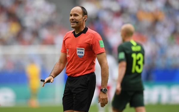 Mateu Lahoz, en el Mundial de Rusia.