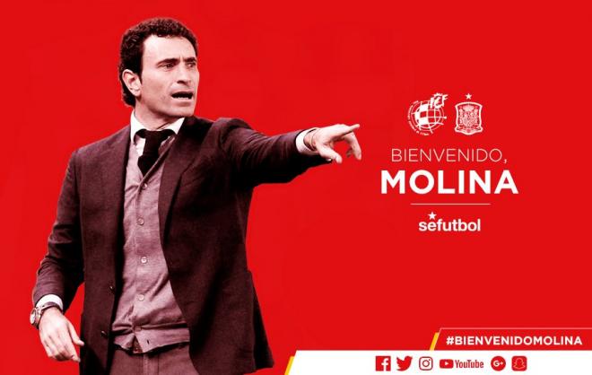 Molina, nuevo director deportivo de la selección.