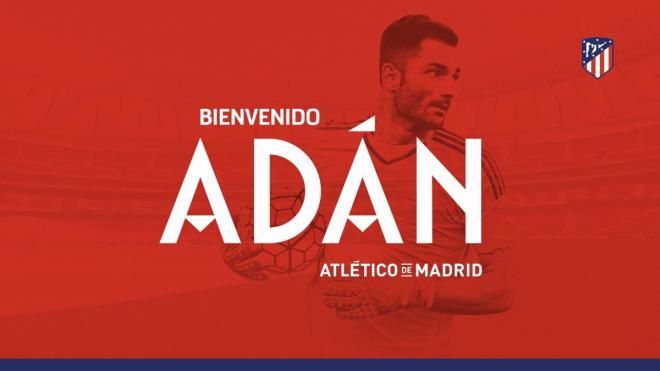 Antonio Adán, nuevo jugador del Atlético.