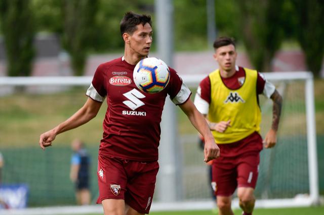 Lukic en el entrenamiento del Torino de este miércoles 11 de julio (Torino oficial).