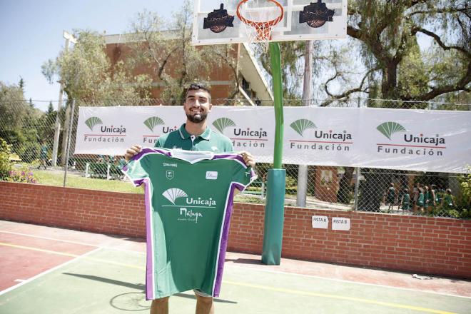 Jaime Fernández, en su presentación con el Unicaja.