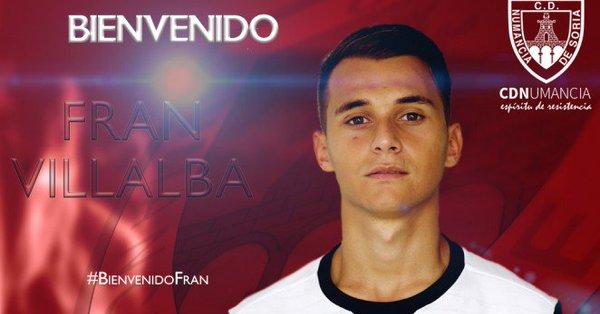 Fran Villalba ya es nuevo jugador del CD Numancia.