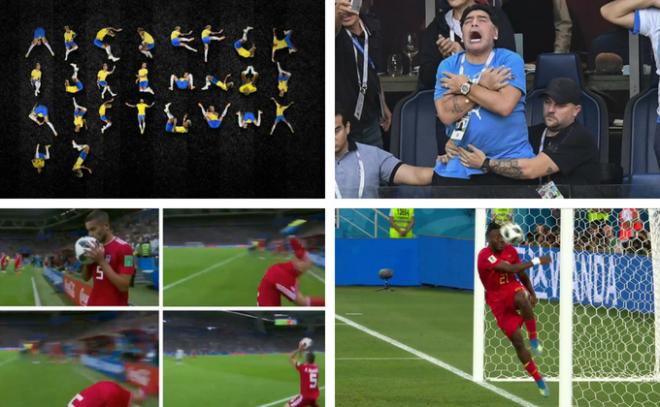 Estos son los mejores momentos del Mundial de Rusia 2018, con protagonistas como Neymar, Maradona o Batshuayi.