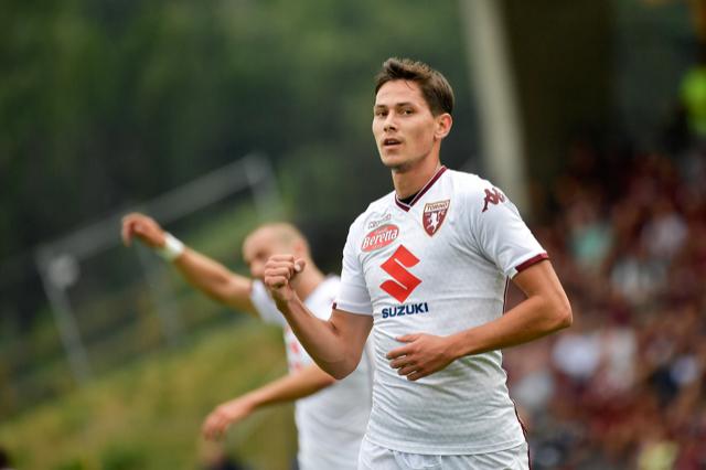 Lukic celebra un gol con el Torino en pretemporada (fctorino.it).
