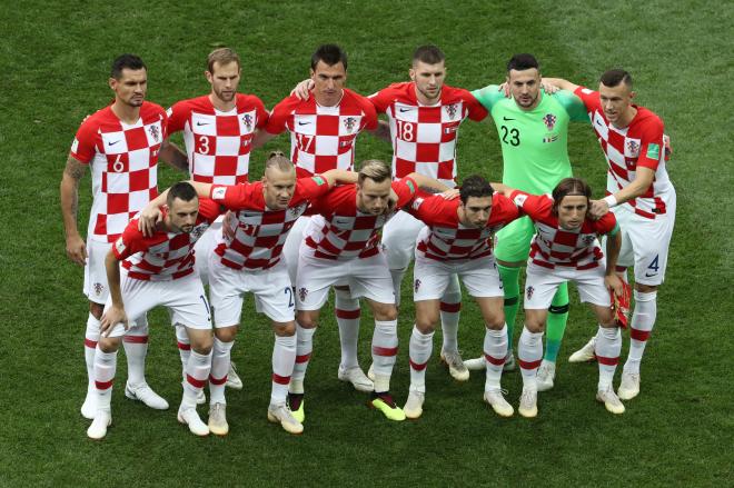 Alineación de Croacia en la final (Foto: FIFA).
