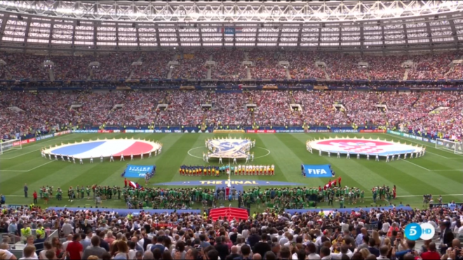 Luzhniki, preparado para la final.