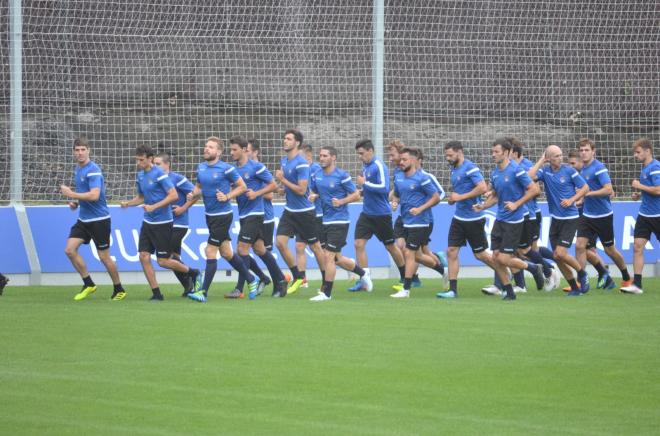 La Real Sociedad completó el primer entrenamiento de la semana (Foto: Giovanni Batista)