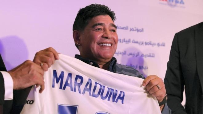 Diego Armando Maradona es presentado como nuevo presidente del Dynamo Brest (foto: Dynamo Brest).