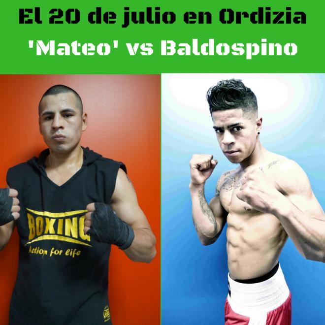 Mateo y Kevin Baldospino se enfrentarán el 20 de julio en Ordizia.