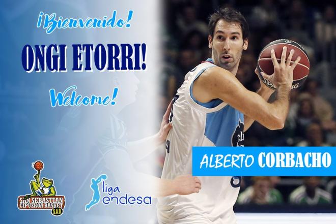 Alberto Corbacho, nuevo fichaje del Gipuzkoa Basket (Foto: GBC)