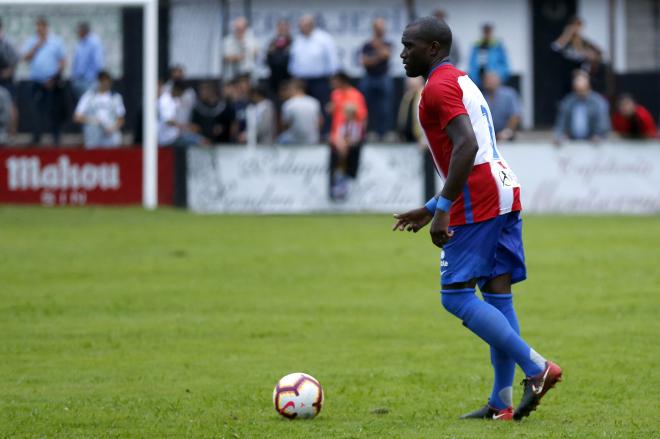 Babin, en un partido de pretemporada con el Sporting (Foto: Luis Manso).