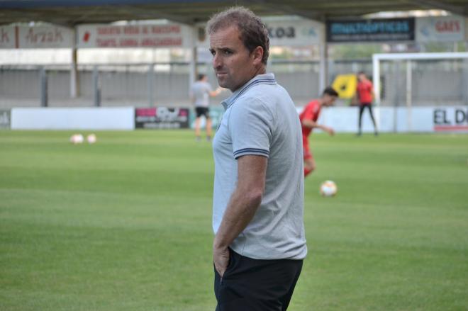 Jagoba Arrasate, durante un amistoso de Osasuna (Foto: ElDesmarque).