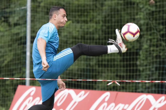 Alfonso en un entrenamiento esta temporada (Foto: Laura Caraduje).