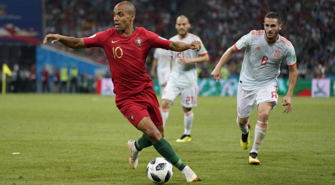Joao Mario, en el partido de Portugal ante España en el Mundial.