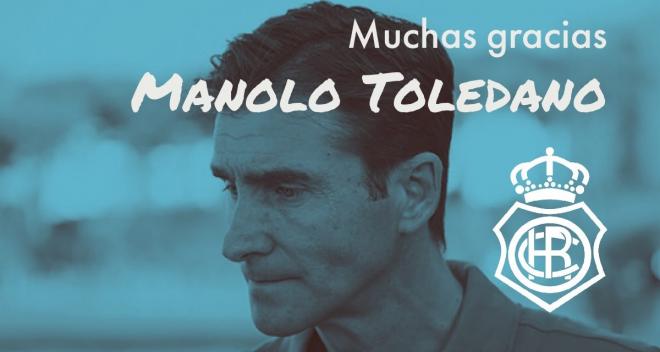 Manuel Toledano abandona el Recreativo. Foto: @recreoficial