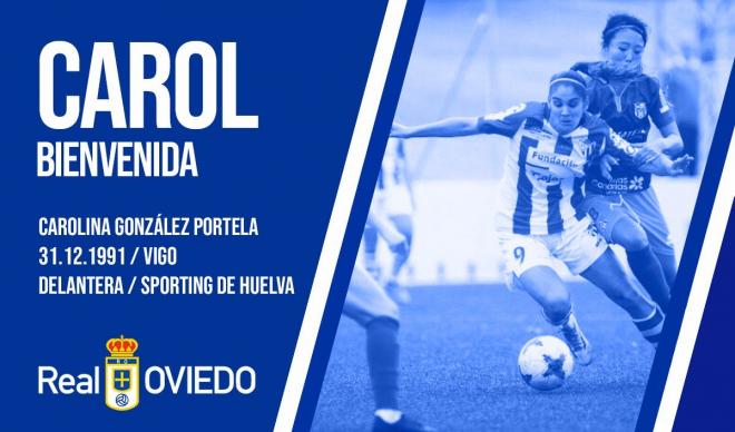 Carolina González, nueva jugadora del Real Oviedo Femenino (Foto: RO).