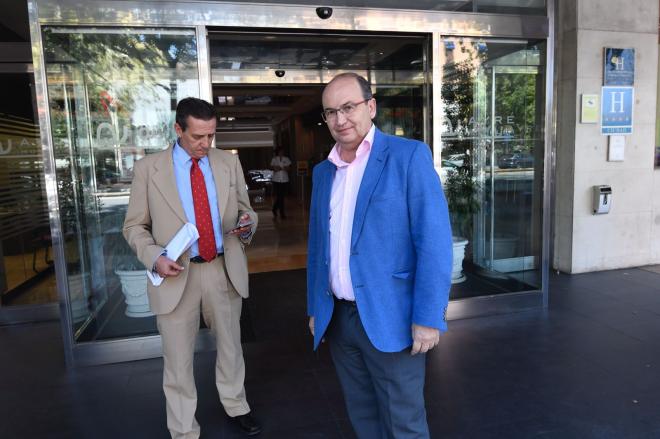 José Castro, tras reunirse con Luis Rubiales (Foto: Kiko Hurtado).