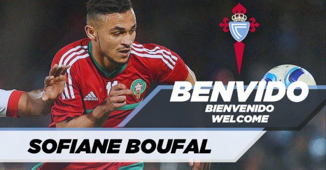 Sofiane Boufal, nuevo jugador celeste.