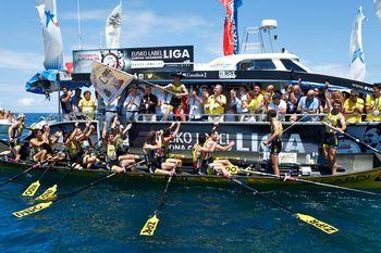 La trainera de Orio ganó en su 'casa' (FOTO: Eusko Label Liga)