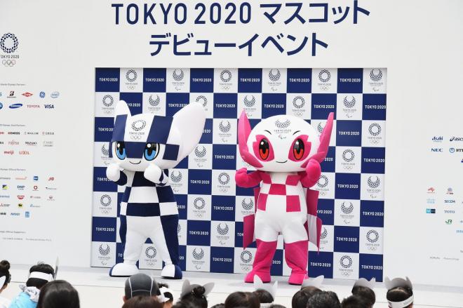 Presentación de Miraitowa y Someity, las mascotas olímpica y paralímpica de Tokio (Japón) 2020.