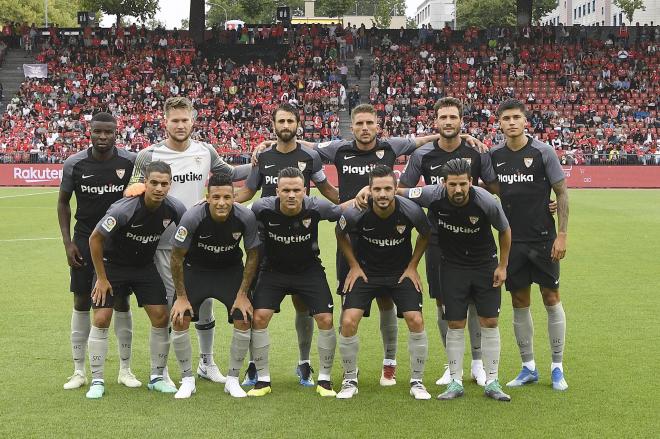 Once del Sevilla FC ante el Benfica (Foto: SFC).