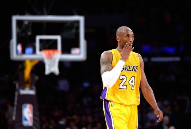 El escolta Kobe Bryant, en su última temporada con Los Angeles Lakers en la NBA.