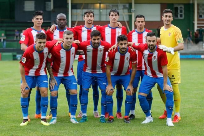 Once inicial rojiblanco en Sestao (Foto: Luis Manso).