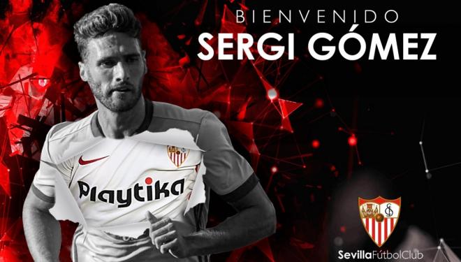 Sergi Gómez, nuevo jugador del Sevilla (Foto: SFC).