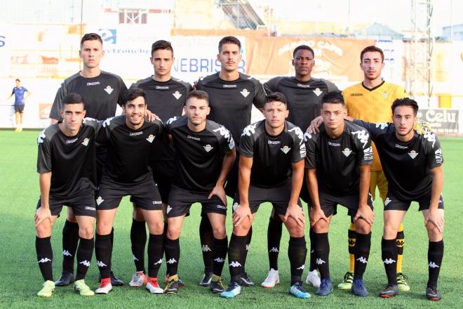 El once del Betis Deportivo en el amistoso ante la Lebrijana (Foto: Real Betis).