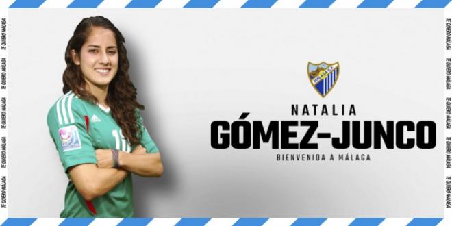 Creatividad del club para anunciar el fichaje de Natalia Gómez-Junco.